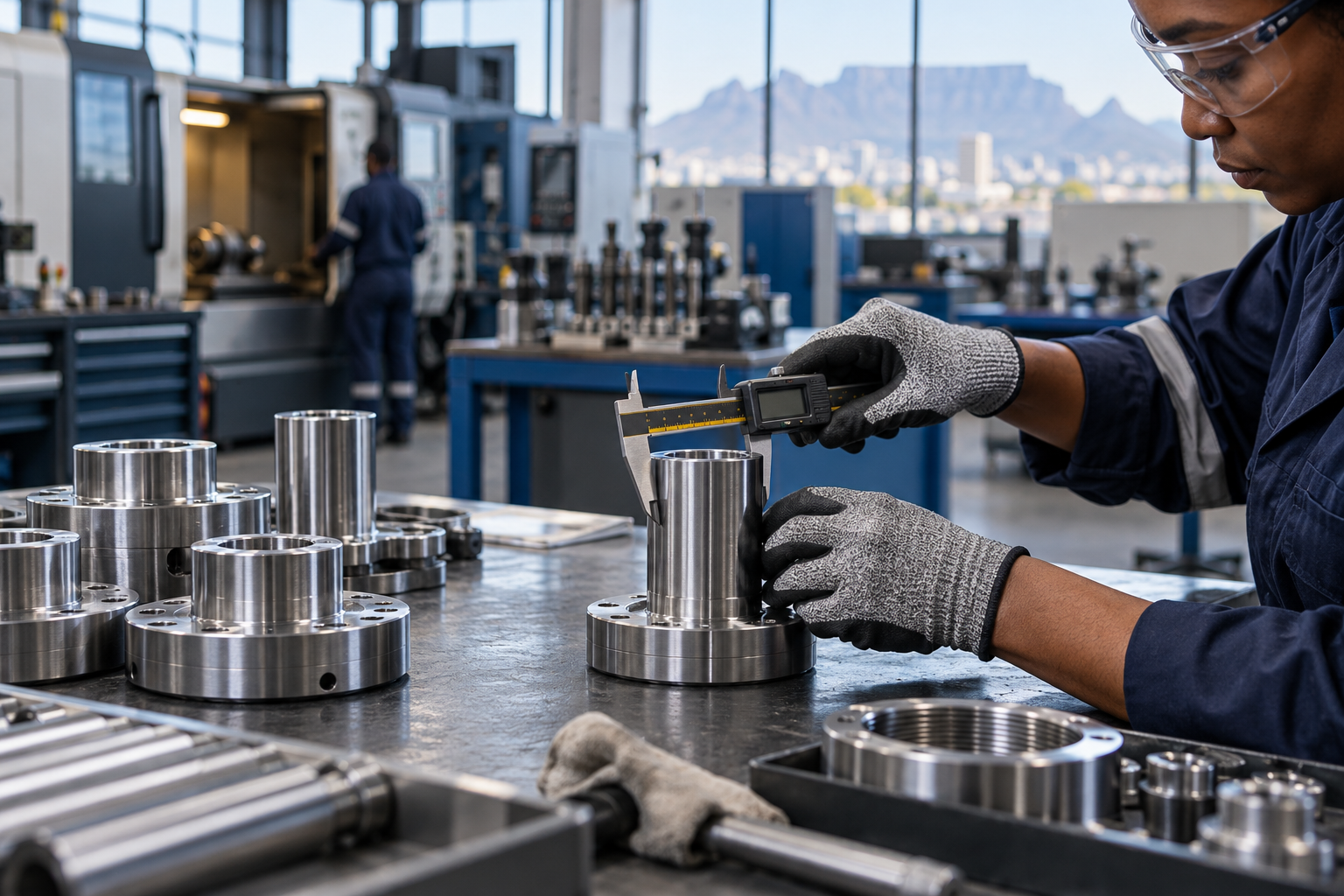 Precision inspection in a manufacturing workshop